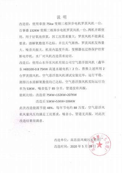 高邑县凤城污水处理厂感谢信 高邑县凤城污水处理厂感谢信